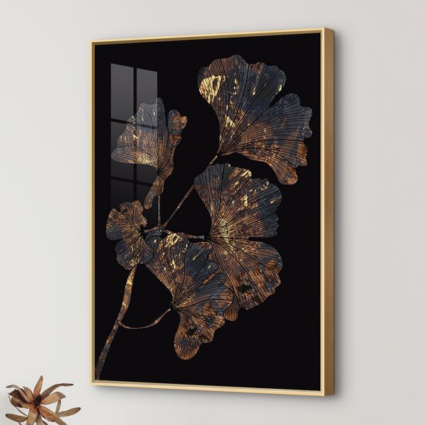 Porcelain Painting Manufacturer - OEM/ODM Custom Leaf Crystal Porcelain Wall Art