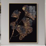 Porcelain Painting Manufacturer - OEM/ODM Custom Leaf Crystal Porcelain Wall Art