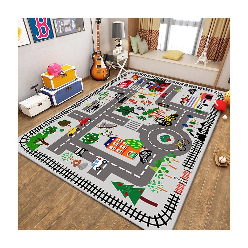 Play Mat Manufacturer - OEM/ODM Custom Newborn Traffic Highway Map Mat