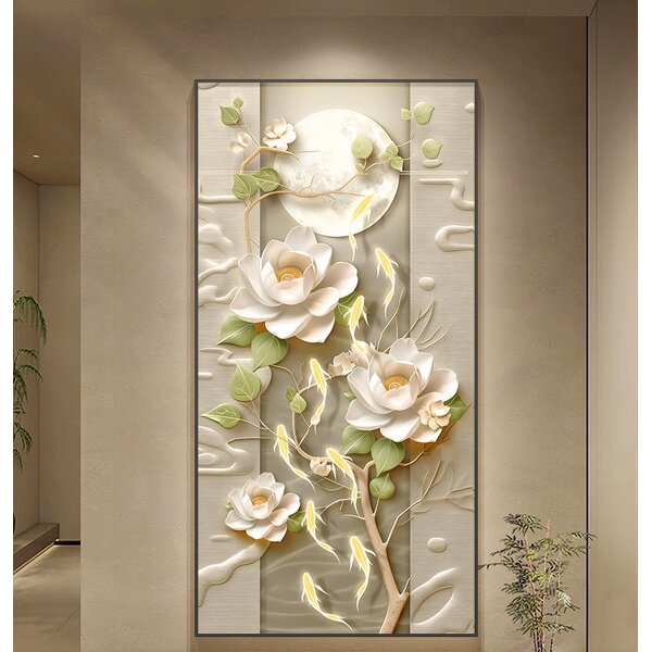 Decorative Painting Manufacturer - OEM/ODM Custom Lotus Nine Fish Hanging Painting