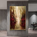 Oil Painting Manufacturer - OEM/ODM Custom High-Quality Gold Foil Abstract Canvas