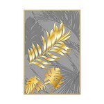 Crystal Porcelain Mural Manufacturer - OEM/ODM Custom Feathers Leaves Set Home Decor