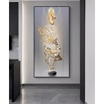 Wall Hanging Painting Manufacturer - OEM/ODM Modern Luxury Deer Entrance Painting