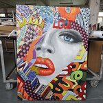 Wall Art Manufacturer - OEM/ODM Custom Colored Graffiti Hand-Painted Portraits