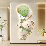Wall Clock Manufacturer - OEM/ODM Custom Bear with Ballon Porcelain Wall Clock