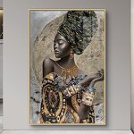 Wall Art Manufacturer - OEM/ODM Custom African Women's Portrait Retro Murals