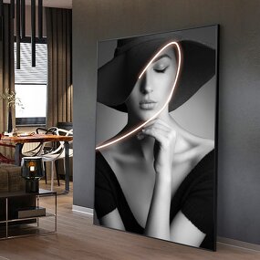 LED Painting Manufacturer - OEM/ODM Custom Space Corridor Figure Portrait Painting