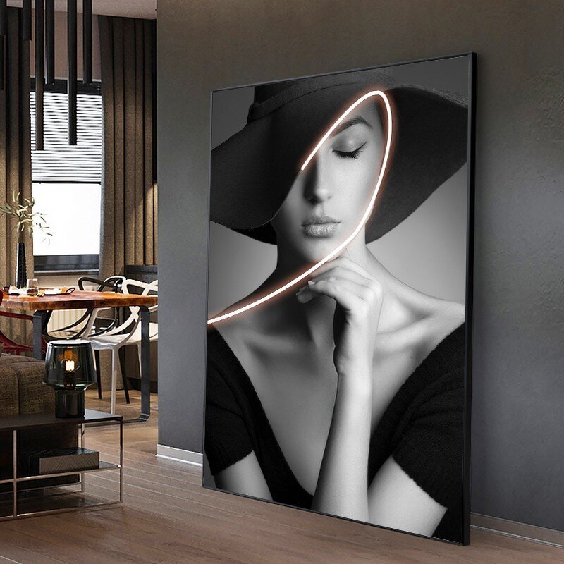 LED Painting Manufacturer - OEM/ODM Custom Space Corridor Figure Portrait Painting