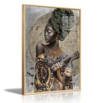 Wall Art Manufacturer - OEM/ODM Custom African Women's Portrait Retro Murals