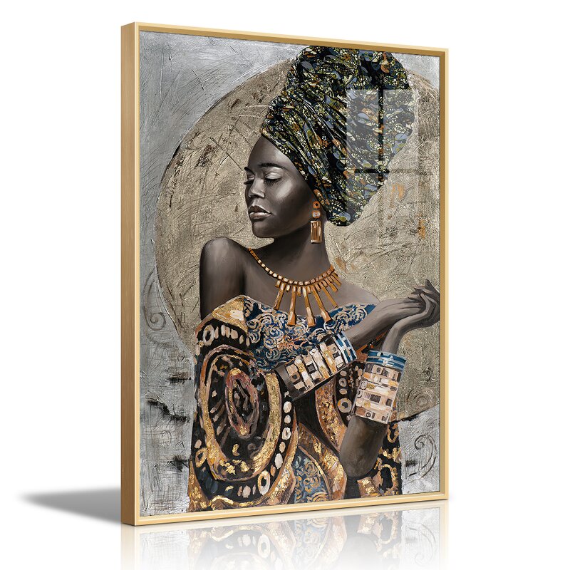 Wall Art Manufacturer - OEM/ODM Custom African Women's Portrait Retro Murals