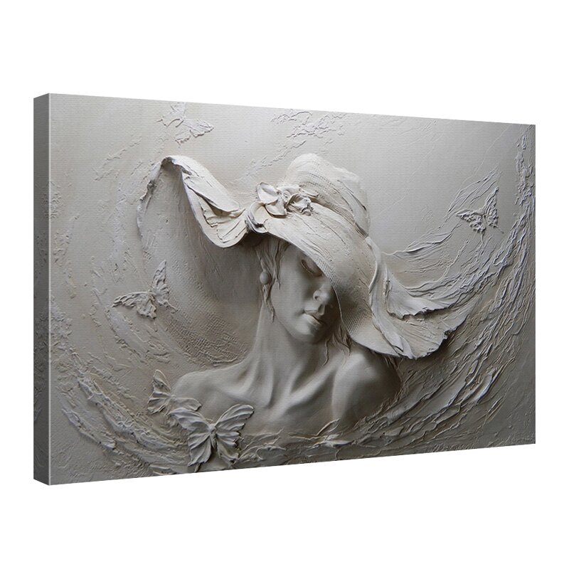 Portrait Painting Manufacturer - OEM/ODM Custom Hand-Painted Minimalist Wall Art