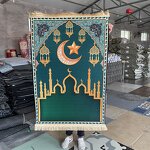 Prayer Mat Manufacturer - OEM/ODM Custom Arab Muslim Plush Jacquard Carpet