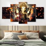 Religious Painting Manufacturer - OEM/ODM Custom Indian Buddha Statue Canvas Set