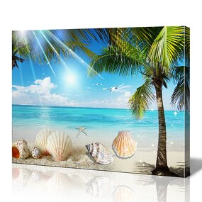 Canvas Painting Manufacturer - OEM/ODM Custom Ocean View Printed Wall Art