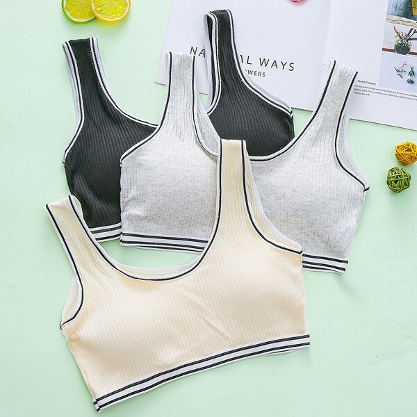 School Girl Vest Suit Manufacturer - Wholesale Yoga Cotton Bra