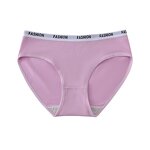 Girls Panties Factory - Chic Mid-Waist Solid Color OEM
