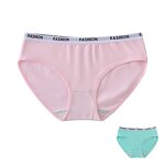 Girls Panties Factory - Chic Mid-Waist Solid Color OEM