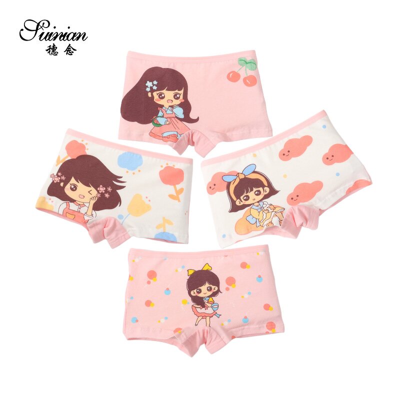 Girls Underwear Set Manufacturer - Cute Cartoon Printed OEM