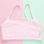 Girls Sports Vest Factory - Developmental Anti-Bacterial Mesh