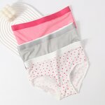 Ladies Cotton Briefs Supplier - Mid-Rise Polka Dot OEM