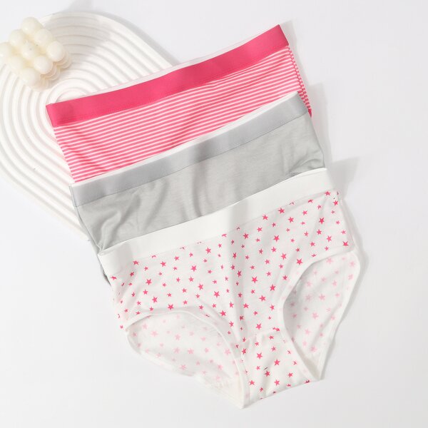 Ladies Cotton Briefs Supplier - Mid-Rise Polka Dot OEM