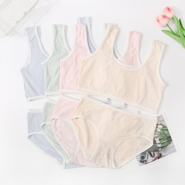Girls Vest Bra Factory - Development Period Cotton Junior