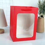 Paper Bag Manufacturer - OEM/ODM Custom Clear Window Gift Packaging Bag