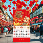 Wall Calendar Manufacturer - OEM/ODM Custom Chinese Lunar Offset Printing Calendar