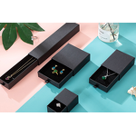 Jewelry Box Manufacturer - OEM/ODM Custom Small Black Flat Paper Box