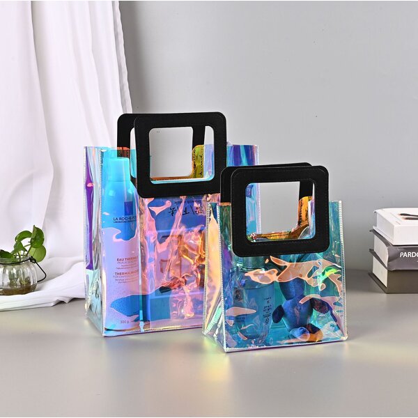 PVC Bag Manufacturer - OEM/ODM Custom Handle Laser Holographic Handbag