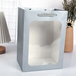 Paper Bag Manufacturer - OEM/ODM Custom Clear Window Gift Packaging Bag