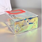 PVC Tote Bag Manufacturer - OEM/ODM Custom Shiny Transparent Hologram Bag