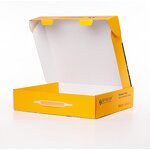 Shipping Carton Manufacturer - OEM/ODM Custom Yellow E-flute Corrugated Box