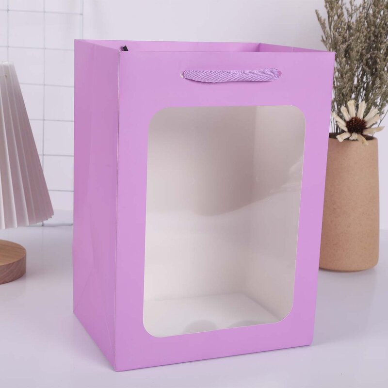 Paper Bag Manufacturer - OEM/ODM Custom PVC Window Shopping Gift Bag