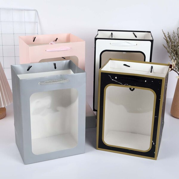 Paper Bag Manufacturer - OEM/ODM Custom Recyclable Transparent Window Bag