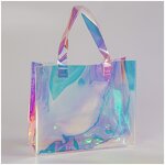 PVC Handbag Manufacturer - OEM/ODM Custom Waterproof Transparent Holographic Bag