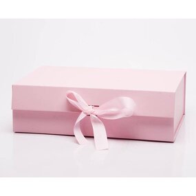 Gift Box Manufacturer - OEM/ODM Custom Pink Folding Magnetic Box