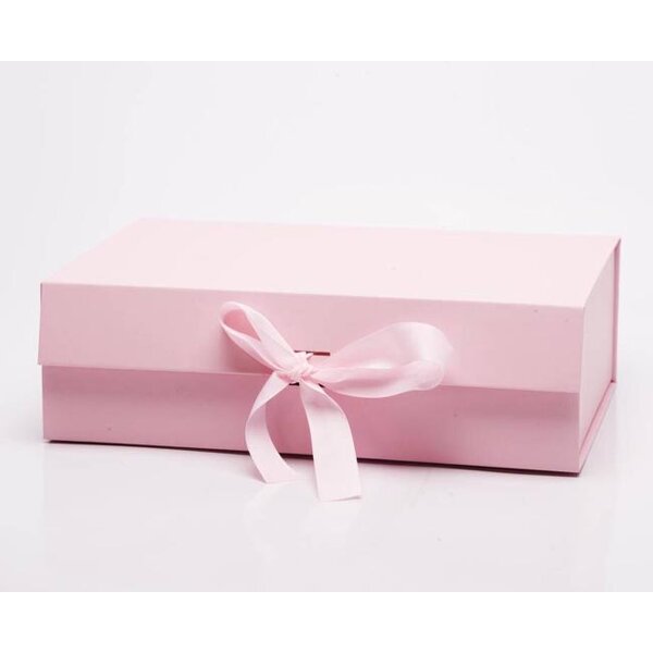 Gift Box Manufacturer - OEM/ODM Custom Pink Folding Magnetic Box