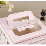 Cake Box Manufacturer - OEM/ODM Custom Pink Cardboard Bento Box