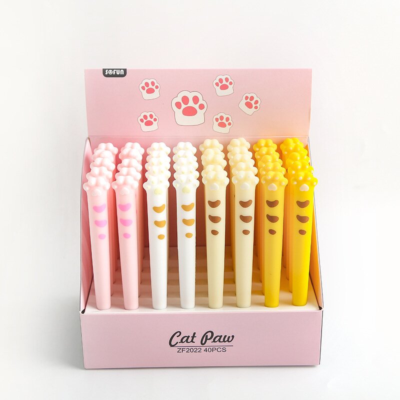 Silicone Gel Pen Manufacturer - Kawaii love Heart 0.5mm 4 Colors
