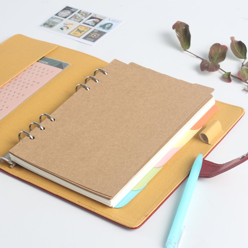 PVC Index Divider Factory - Cute Flower Pattern Today Weekly