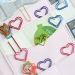 Paper Clip Bookmark Factory - Creative Cute pink Diamond PET