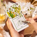 Desk Calendar Manufacturer - Custom 2025 3D Paper Wood