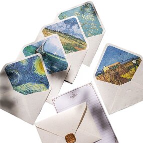 Creative Envelope Factory - Monet and Van Gogh Linen Texture