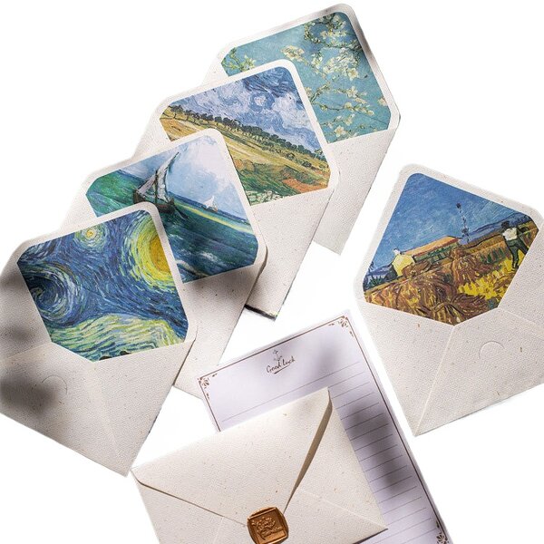 Creative Envelope Factory - Monet and Van Gogh Linen Texture