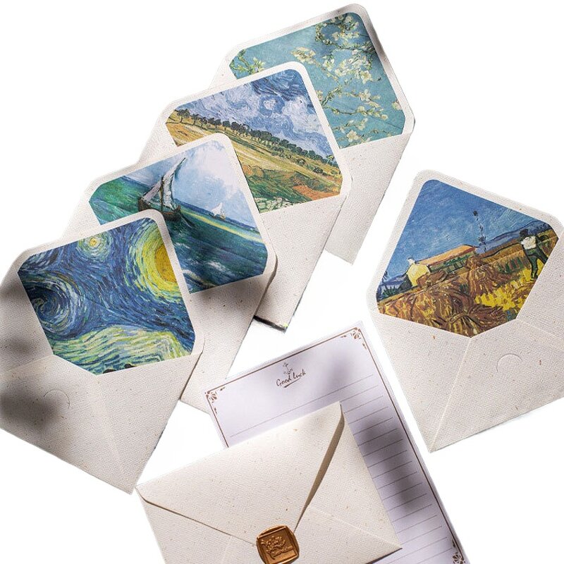 Creative Envelope Factory - Monet and Van Gogh Linen Texture