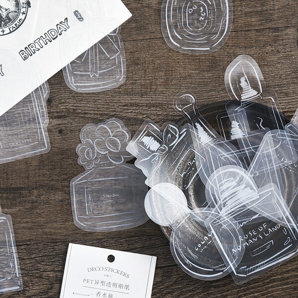 Paper Stickers Set Manufacturer - Vintage Retro Style 12 Sheets