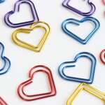 Paper Clip Bookmark Factory - Creative Cute pink Diamond PET