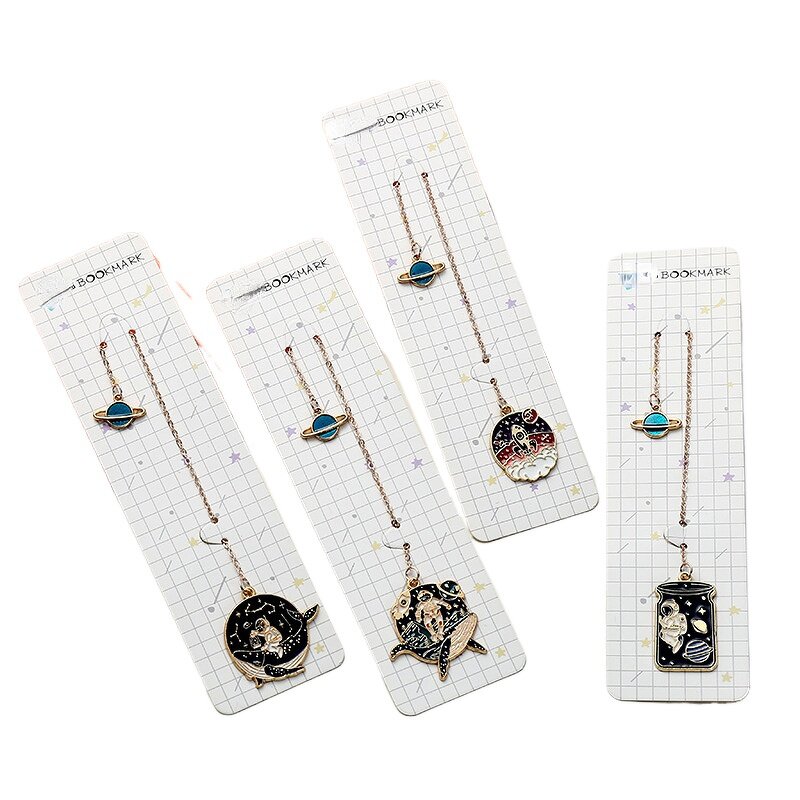 Metal Bookmark Supplier - Retro Owl Twelve constellation Gemstone