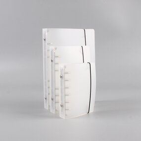 6 Rings Binder Supplier - Creative Laser Pvc Refillable A5A6